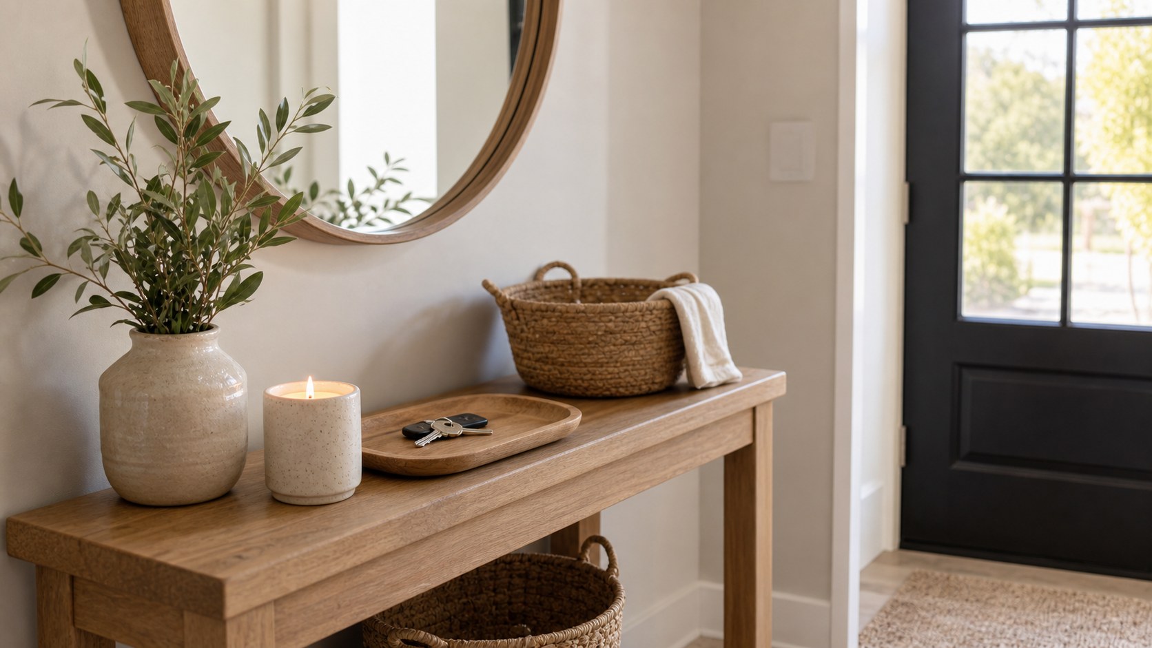 Small Entryway Candle Ideas That Feel Polished