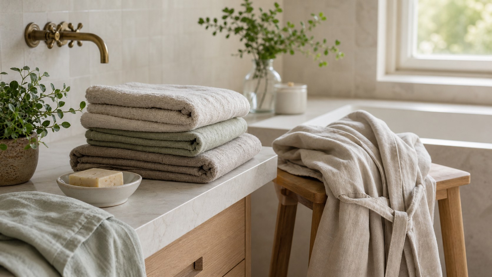 Linen Bathroom Details That Make Morning Routines Easier