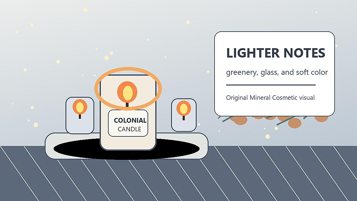 greenery, glass, and soft color